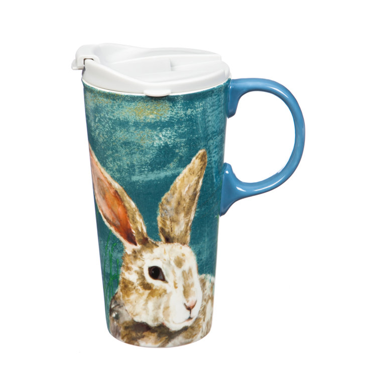 Winston Porter Ceramic Travel Mug Wayfair